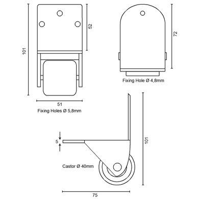 Ролик Penn Elcom A5253