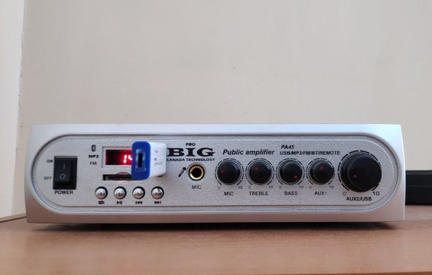 Трансляционный усилитель BIG PA45 USB/MP3/FM/BT