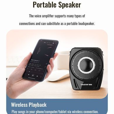 Портативный усилитель Takstar E8WP с наголовной гарнитурой