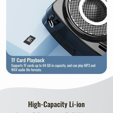 Портативный усилитель Takstar E8WP с наголовной гарнитурой
