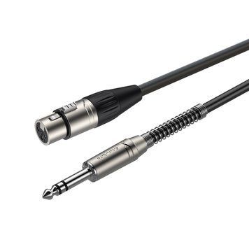 Мікрофонний кабель Roxtone SMXJ220L1, XLR - Jack, 1 м