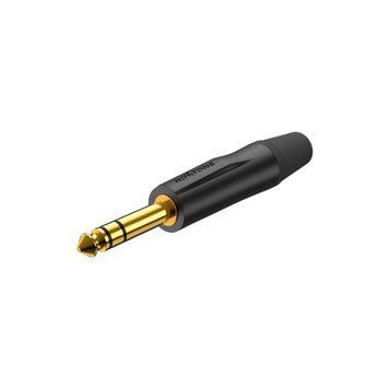 Разъем Roxtone PJ3X-BG Jack 6,3 plug (stereo)