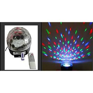 Світловий LED пристрій X-Laser X-MB04 LED Crystal Magic BALL MP3