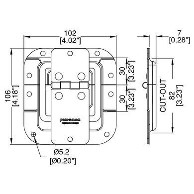 Петля Penn Elcom P2598z
