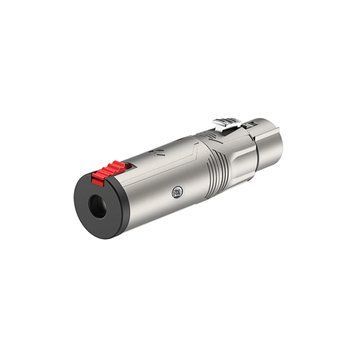 Переходник Roxtone RA3XFJF 6.3mm Jack female stereo - XLR female (мама)