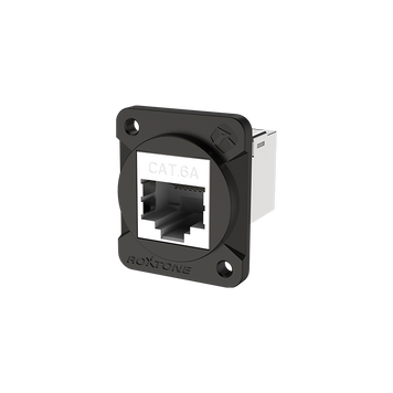 Фото товара Разъём Roxtone RAD-C6A-B RJ 45 панельный