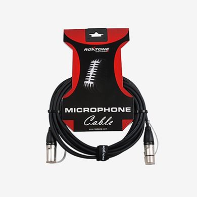 Микрофонный кабель Roxtone DMXX200L1, XLR - XLR, 2x0.22, 1 м