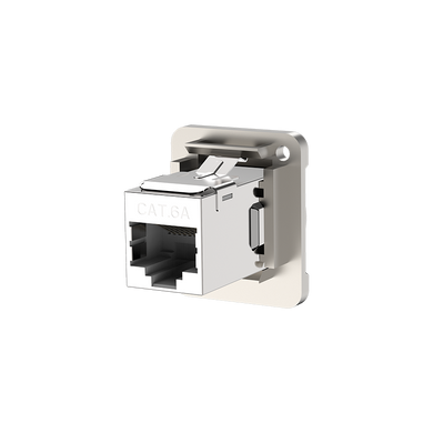 Фото товара Разъём Roxtone RAD-C6A-B RJ 45 панельный