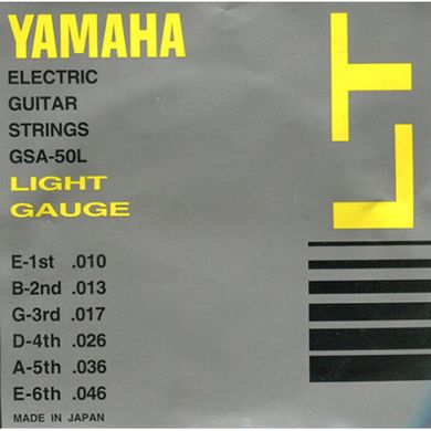 Струны Yamaha GSA50L Electric Light 10-46