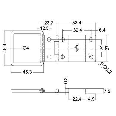 Петля Penn Elcom PO-4470-42c