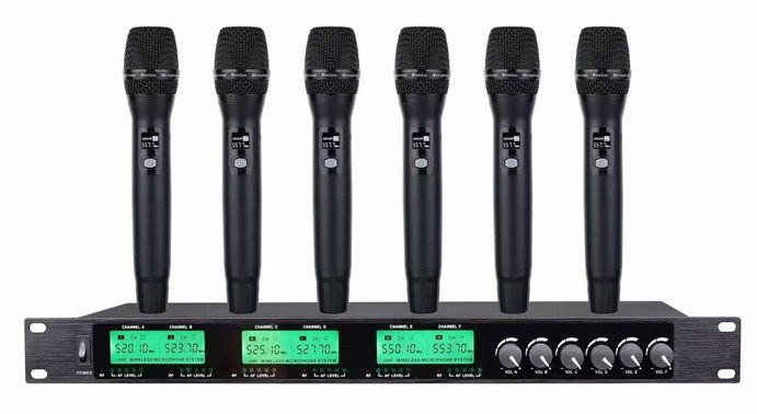 Бездротова мікрофонна система Emiter-S TA-7806 із ручними мікрофонами
