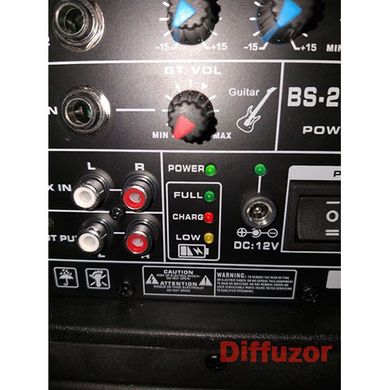 Автономная акустика NGS Premium BS-205FX 12", 250 Вт