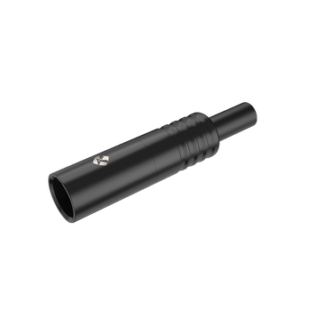 Разъём Roxtone RMX3M-B mini-XLR male (папа)